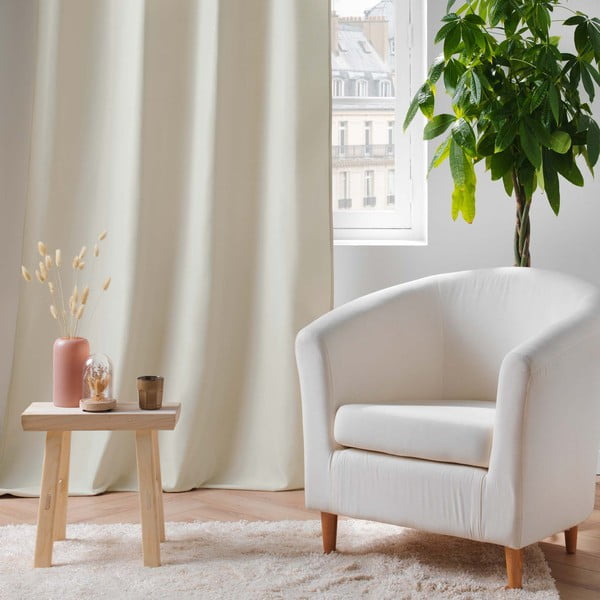 Bež termo izolacijska zavjesa od mikrovlakana 135x260 cm Micropolar – douceur d'intérieur-image-4