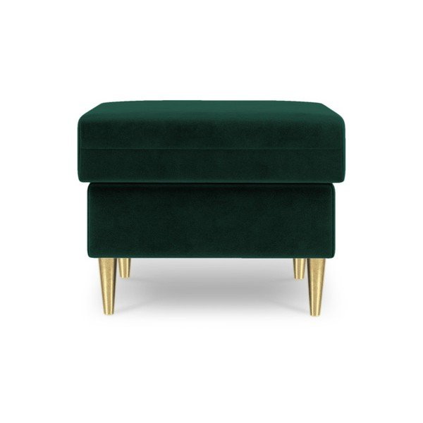 Zeleni tabure Mazzini Sofas Muguet, 60 x 45 cm-image-2