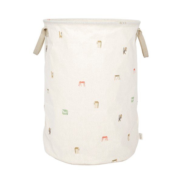 Krem tekstilna dječja kutija za pohranu ø 54x38 cm Moira – OYOY Mini
