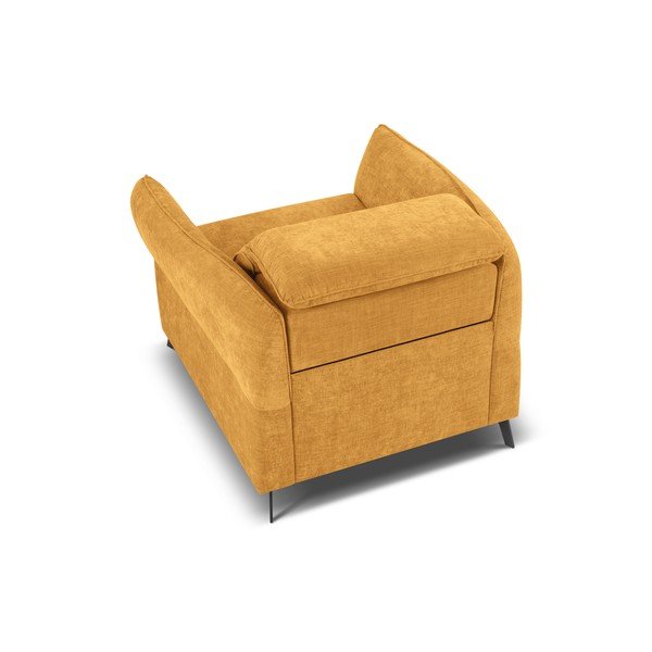 Žuta  fotelja Hubble – Windsor & Co Sofas-image-3