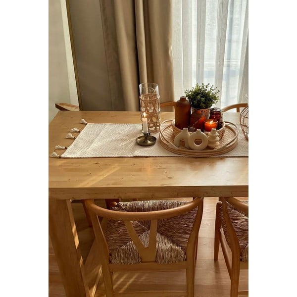 Nadstolnjak od organskog pamuka 40x130 cm – Mila Home-image-2