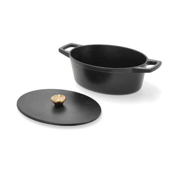 Lonac od lijevanog željeza s poklopcem prikladni za indukcijsko kuhalo 3,8 l – Holm-image-2