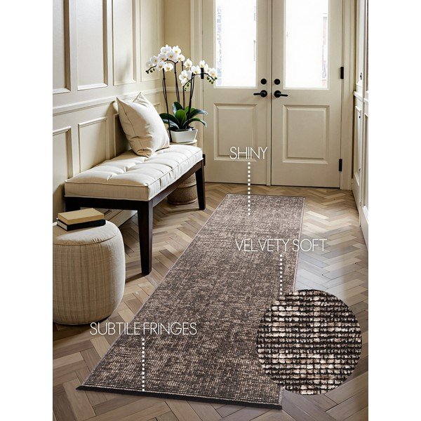 Bež staza 80x250 cm Prisma – Elle Decoration-image-1