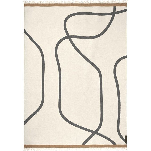 Krem deka 130x175 cm Shadow  – Mette Ditmer Denmark