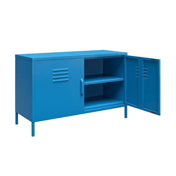 Plavi metalni ormar Novogratz Cache, 100 x 64 cm-image-1