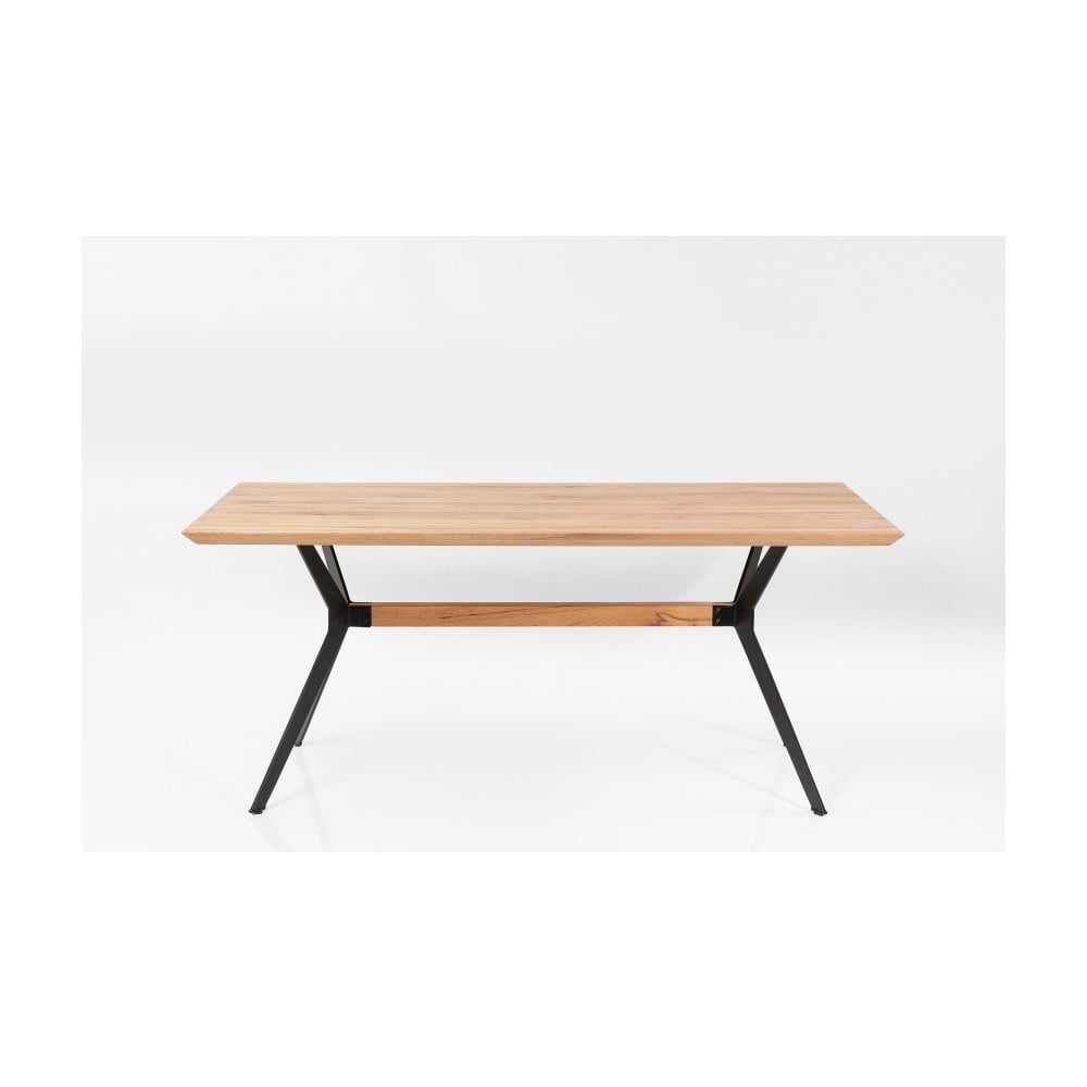 Blagovaonski stol od hrastovine Kare Design Downtown, 180 x 90 cm