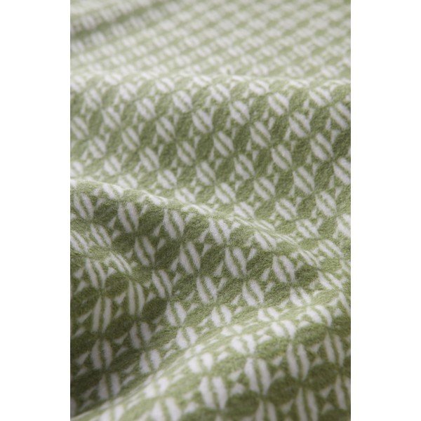 Zelena deka od mješavine pamuka 140x180 cm Nilo – Euromant-image-2