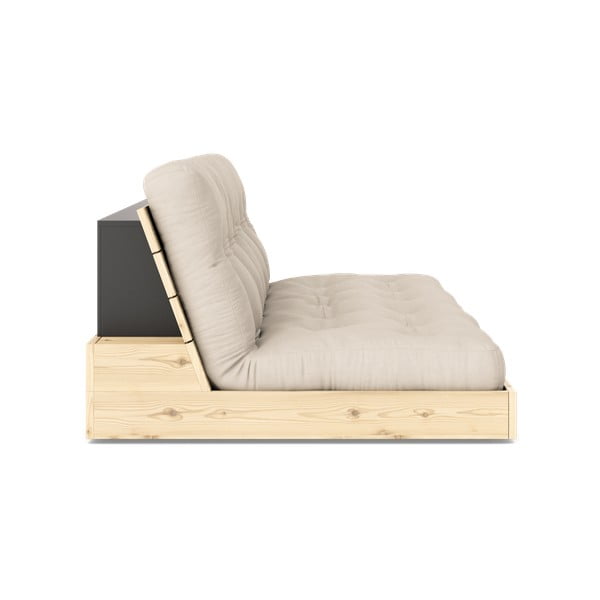 Bež sklopiva sofa 196 cm Base – Karup Design-image-3
