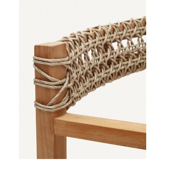 Blagovaonske stolice u setu 2 kom od umjetnog ratana u prirodnoj boji Giverola – Kave Home-image-3