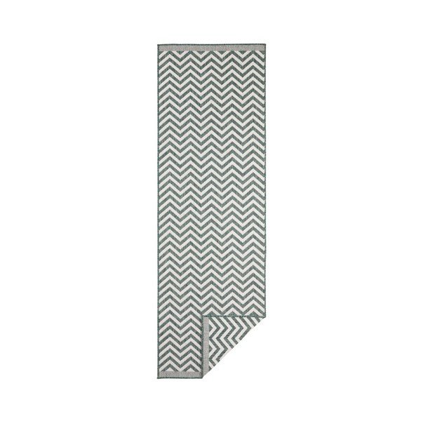Zeleno-krem dvostrani vrlo izdržljiv gazište Bougari Twin Supreme Mismo, 80 x 350 cm