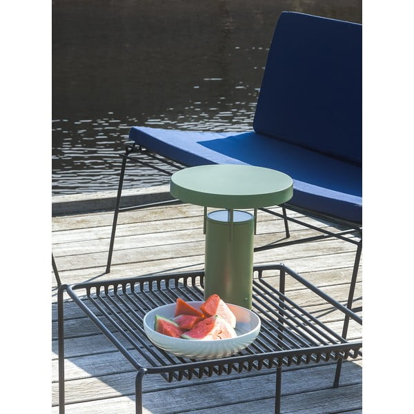 Crna metalna vrtna klupa String – Hübsch-image-3