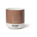 Svjetlo smeđa keramička šalica 175 ml Cortado Mocha Mousse 17-1230 – Pantone