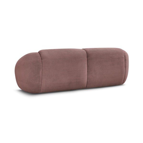 Ružičasta sofa od samta 250 cm Tina – Bobochic Paris-image-4