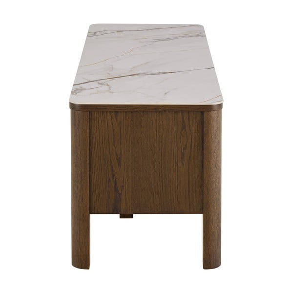 Smeđa TV komoda u dekoru hrasta 120x45x40 cm Southampton – Actona-image-4