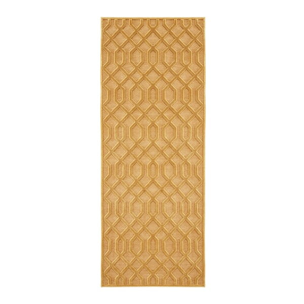 Narančasti tepih staza od viskoze Mint Rugs Caine, 80 x 250 cm
