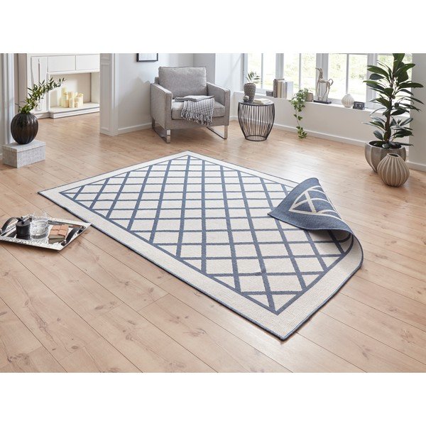 Tepih za eksterijer plavo-bež boje NORTHRUGS Sydney, 150 x 80 cm-image-1