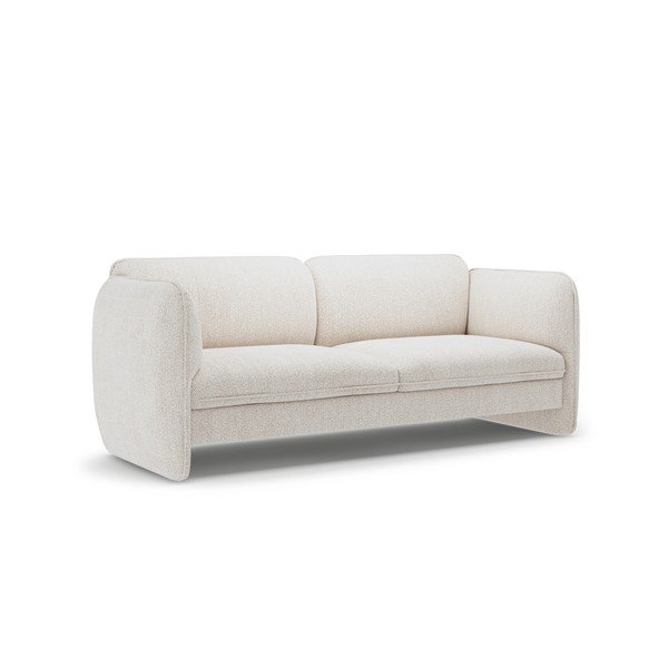 Krem sofa od šenila 204 cm Georgia – Micadoni -image-2