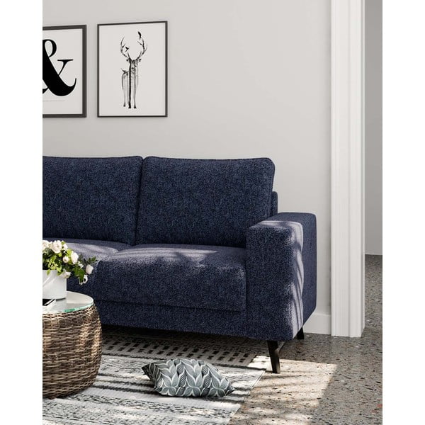 Tamno plava kutna garnitura (s lijevim kutom) Fynn – Ghado-image-4