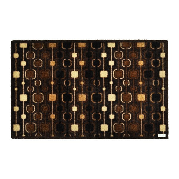 Tamnosmeđa prostirka Zala Living Design Funky Brown, 67 x 180 cm