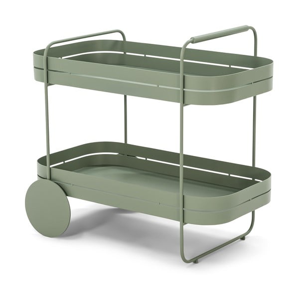 Metalna kolica za posluživanje na kotačima 74x42 cm Gin & Trolley – Spinder Design