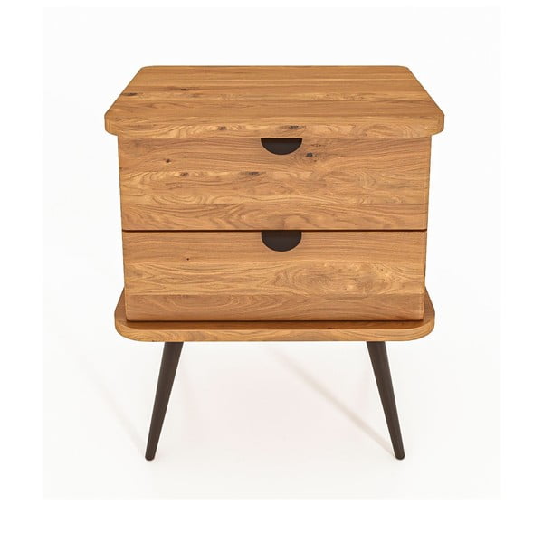 Noćni ormarić od hrastovine u prirodnoj boji Kula - The Beds-image-2