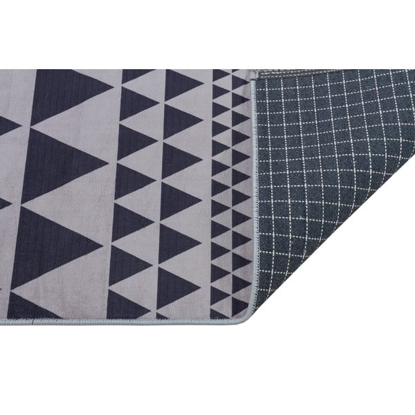 Sivi perivi tepih 180x120 cm - Vitaus-image-2