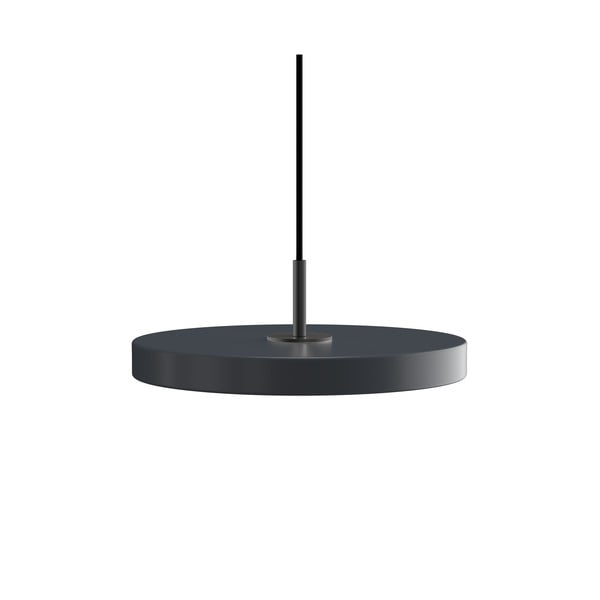 Antracitno siva LED viseća svjetiljka s metalnim sjenilom ø 31 cm Asteria Mini – UMAGE
