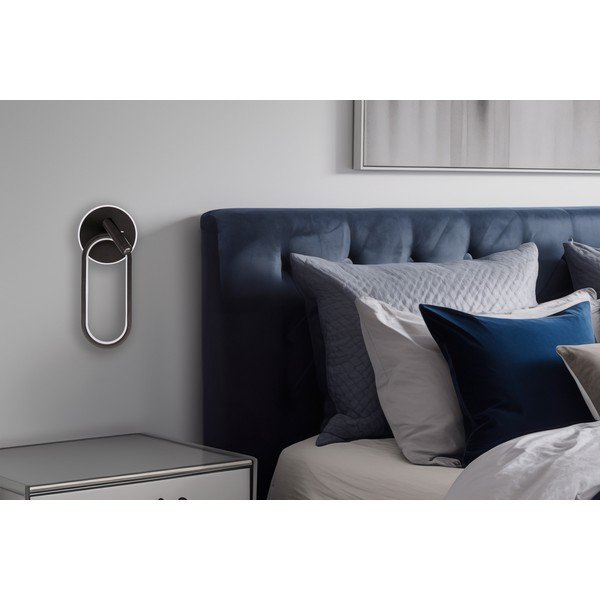 Crna LED zidna lampa Monet – Candellux Lighting-image-1