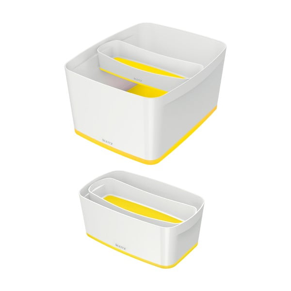 Bijelo-žuti Organizator Leitz MyBox, duljina 31 cm-image-3