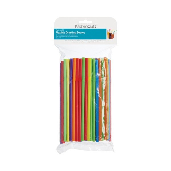 Pakiranje slamki u boji Kitchen Craft Bendy-image-1