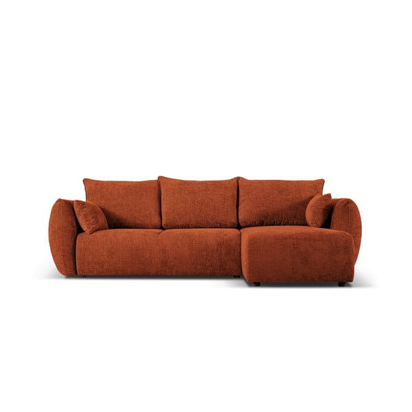 Narančasta kutna garnitura (s desnim kutom) Matera – Cosmopolitan Design