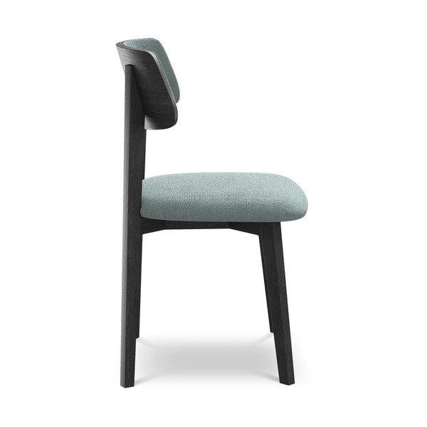 Plava blagovaonska stolica od masivnog drveta Niu – Makamii-image-2