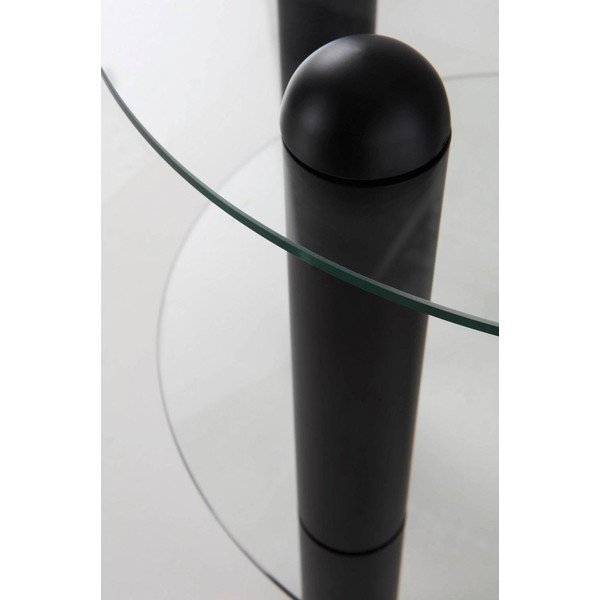Stakleni okrugao pomoćni stol ø 48 cm Egan – Jotex-image-2