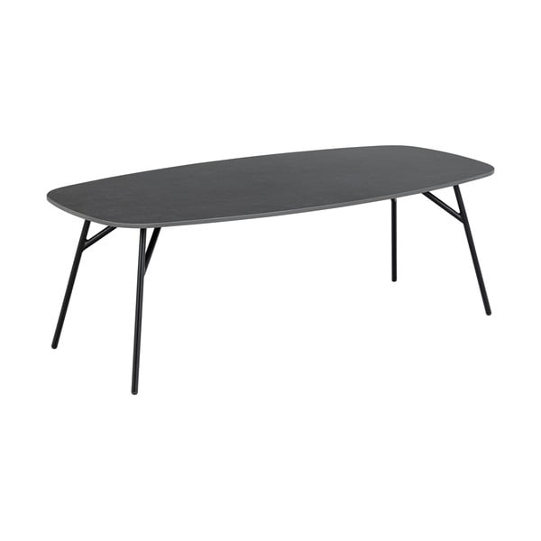 Crni stolić za kavu s keramičkom daskom 60x120 cm Caracas – Actona-image-2