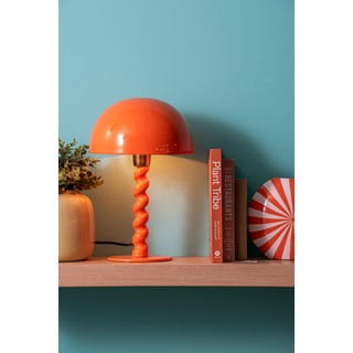Narančasta stolna lampa s metalnim sjenilom (visina 39 cm) Prisa – Leitmotiv