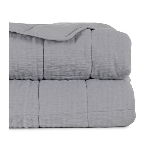 Sivi prošiven prekrivač 180x260 cm – Ixia