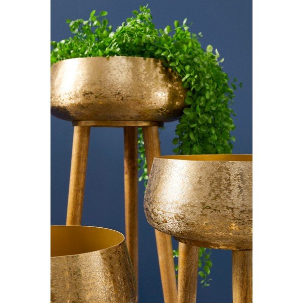 Metalne ručno rađene navlake za tegle u kompletu 3 kom ø 37,5 cm Varanasi – Bizzotto-image-2