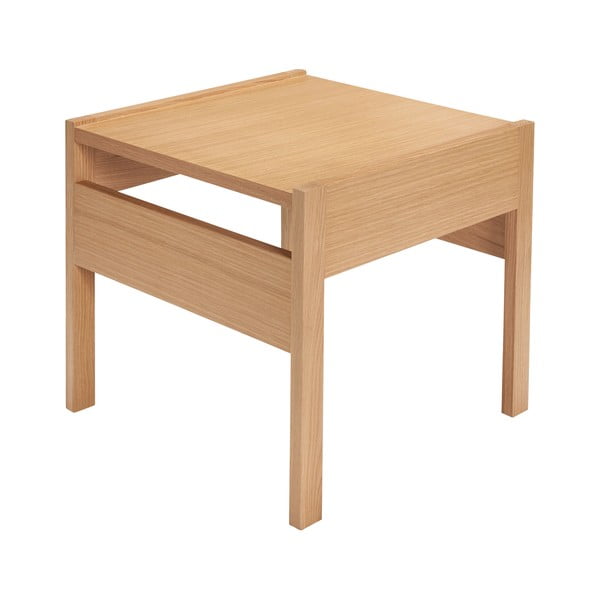 Pomoćni stol s pločom stola u dekoru hrasta 50x50 cm Forma – Hübsch-image-2