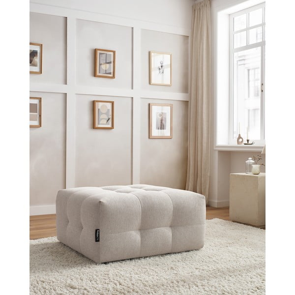 Bež tabure za noge Kleber - Bobochic Paris-image-1