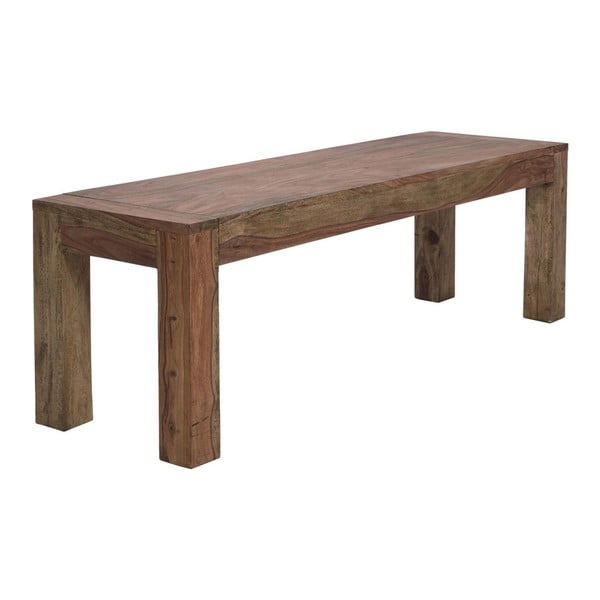 Drveni stol za blagovanje Kare Design Desert Bank, 140 x 70 cm