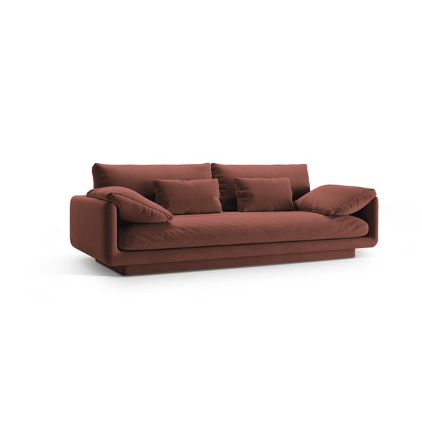 Ružičasta baršunasti sofa 220 cm Torino – Micadoni -image-2