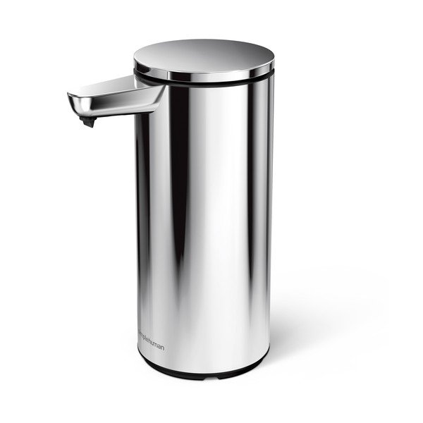 Željezan automatski dozator sapuna u sjajno srebrnoj boji 266 ml – simplehuman