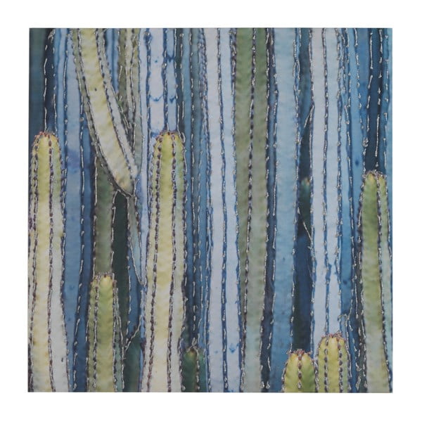 Zidna slika na platnu Guske modernog stila Cactus Uno, 70 x 70 cm