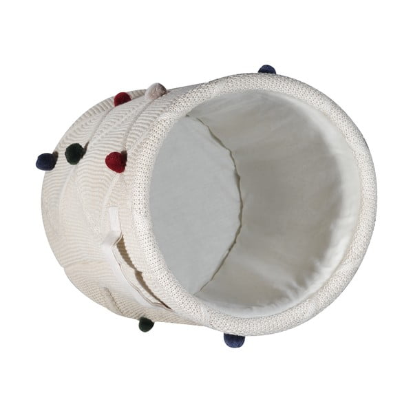 Krem tekstilna dječja kutija za pohranu ø 30x35 cm Creme – Kindsgut-image-4