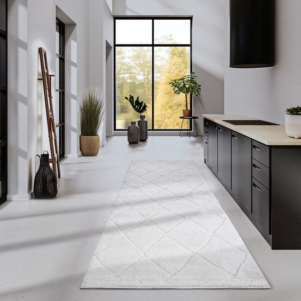 Krem staza 80x240 cm Perrotin Cream White – Elle Decoration-image-1