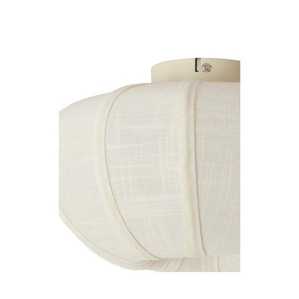 Krem stropna svjetiljka s tekstilnim sjenilom ø 30 cm Zosia – Light & Living-image-2