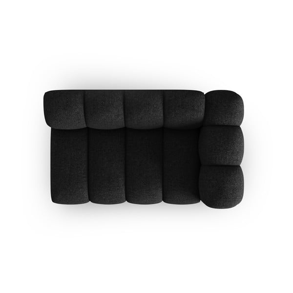 Crna/antracitno siva modularna sjedeća garnitura (s desnim kutom) Lupine – Micadoni Home-image-2