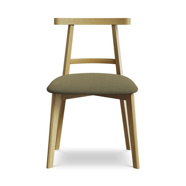 Zelena blagovaonska stolica od masivnog drveta Ohelo – Makamii-image-1