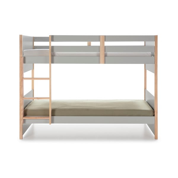 Sivi dječji krevet na kat s nogama od Marckeric Kiara bora-image-3