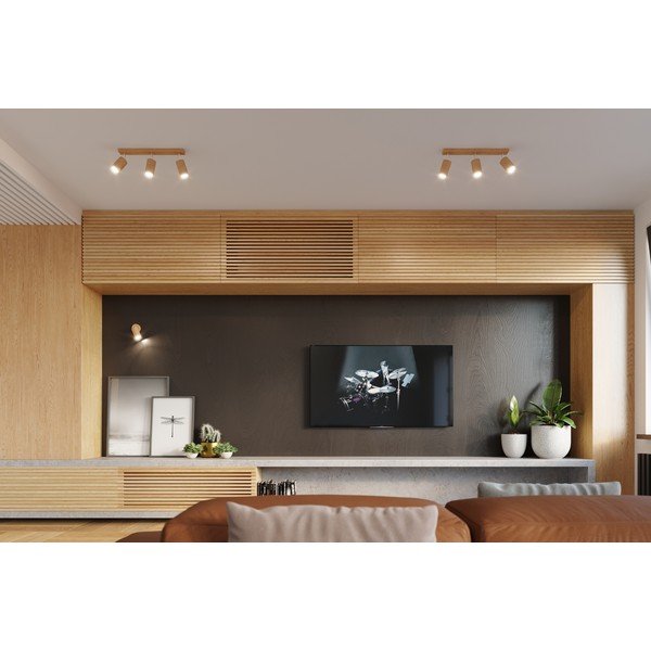 Drvena stropna svjetiljka Sollux Ludwik-image-1